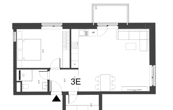 3E Magnólia pôdorys