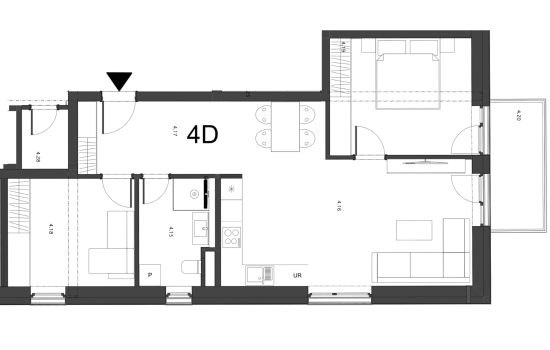 4D Magnólia pôdorys